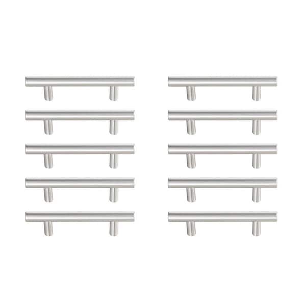 Elegant Decor 3 in. Quinn Multipack Center To Center Bar Pull, Brushed Nickel, 10PK PL400-3-NK-10PK - main